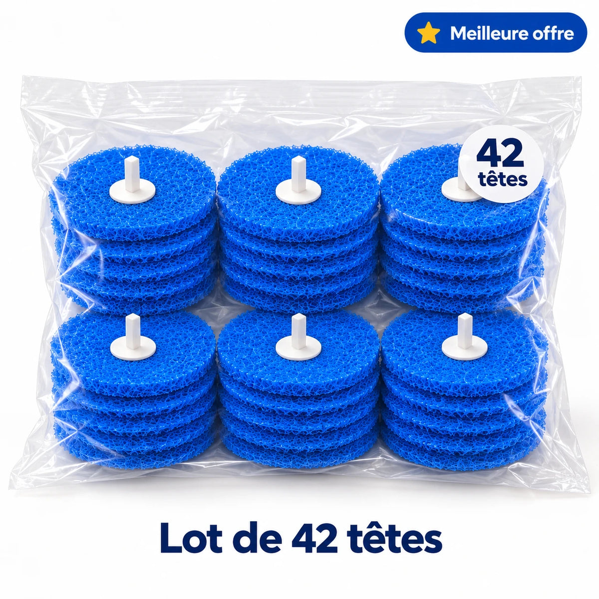 Recharges Zupy PureWand™ – Têtes Nettoyantes Jetables