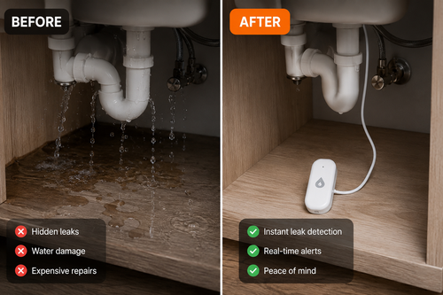 Zupy LeakGuard™ Smart Water Leak Detector