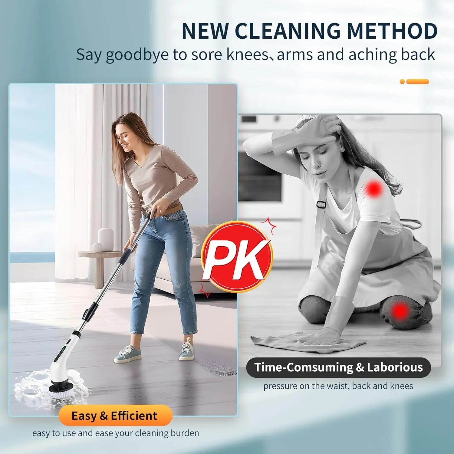 Electric Spin Cleaning Brush — Deep Clean Without Effort in Seconds