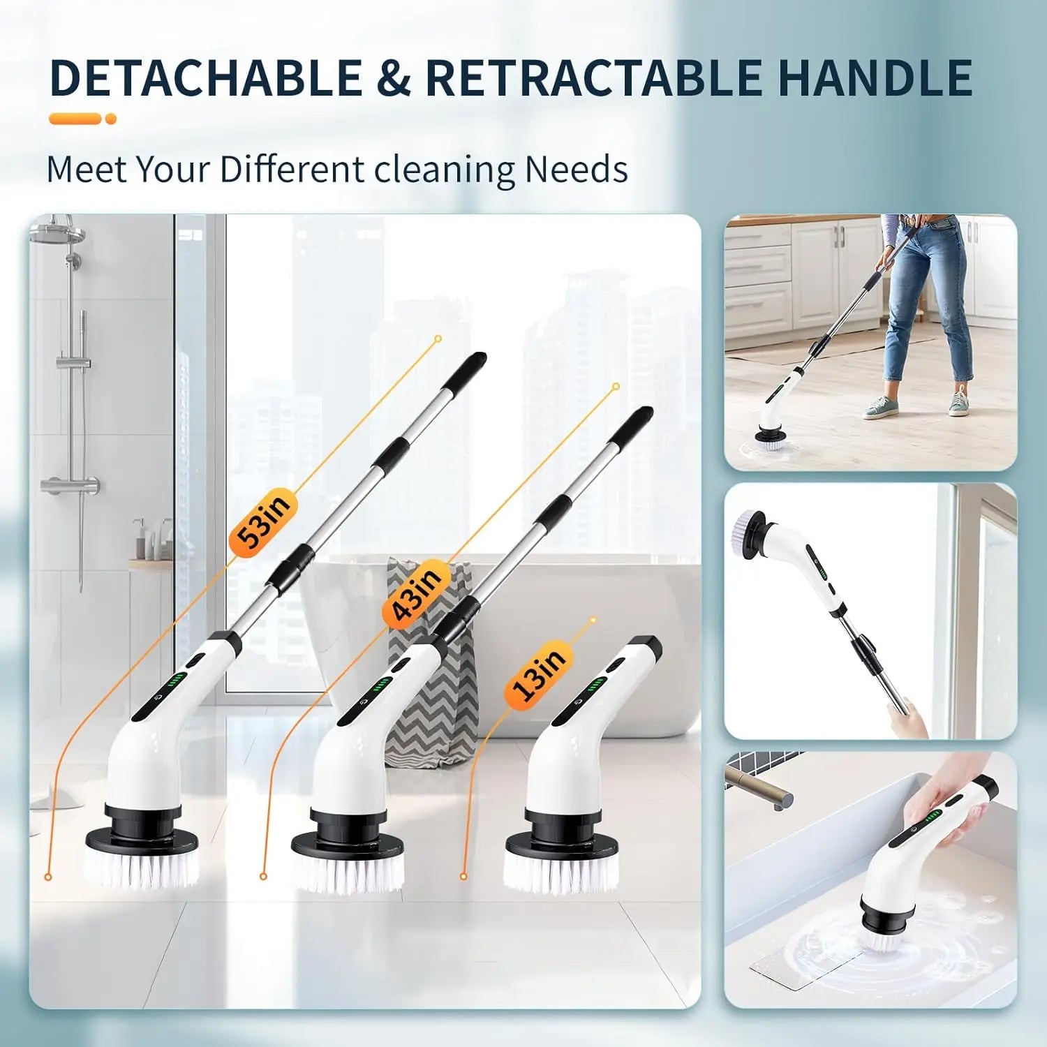 Electric Spin Cleaning Brush — Deep Clean Without Effort in Seconds